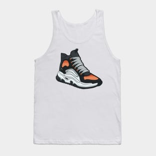 Walk the Talk with Greenbubble's Cartoon High Sneaker Design! Tank Top